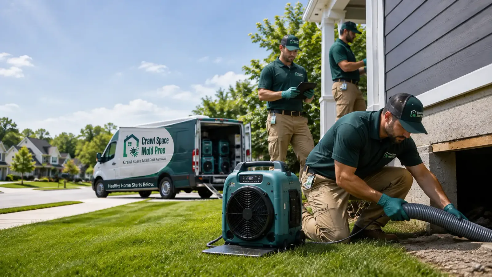 Crawl Space Mold Removal in Dunn Center, ND